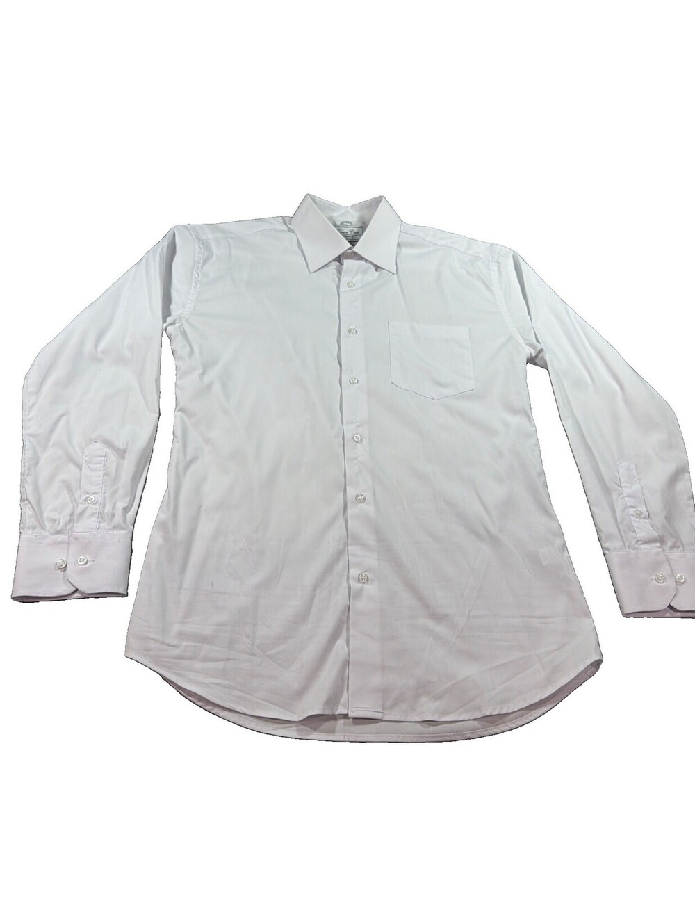 Patron Cito Mens White Dress Shirt Medium 15-15.5 34-35 Long Sleeve Button Up